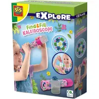 SES Creative Explore 25205 Kaleidoskop zum Selbstbefüllen - Entdeckerspielzeug für draußen, Teleskop, Botanik, 3 Jahr(e), Mehrfarbig