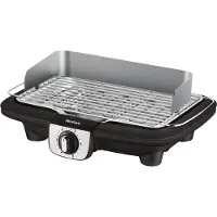 Tefal BG90A8, Schwarz, Edelstahl, Thermoplast, Rechteckig, 870 cm², 370 x 235 mm, Thermoplast