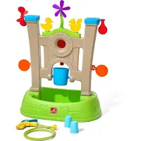 Step2 Waterpark Arcade Wasserspielzeug / Wasserrad | Wasserspieltisch für Kinder inkl. 7-teiligem Zubehör Set | Garten Wasser Spielzeug