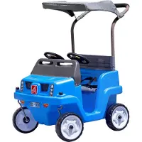 Step2 Side-By-Side Push Around SUV Kinderauto / Rutscher für zwei Kinder | Spielzeug Auto mit Schiebestange in Blau | Kinderfahrzeug / Rutscherauto ab 1.5 Jahre