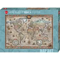 Heye Retro World, 1000 Teile, 1000 Stück(e), Kunst