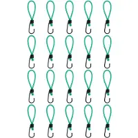 vidaXL Spanngummis mit Haken 20 Stk. 15 cm