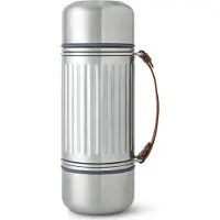 Black+blum Thermoskanne Explorer Flask Silber 1L