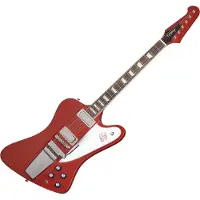 Epiphone 1963 Firebird V Maestro Vibrola Inspiriert von Gibson Custom Ember Red