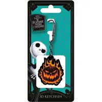 Pyramid THE NIGHTMARE BEFORE CHRISTMAS (FLAMING PUMPKIN) 3D KEYCHAIN