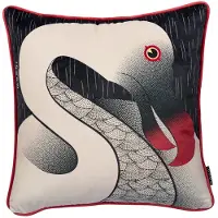 Moooi Kissenbezug Dodo Pavone Black (50 x 50 cm)
