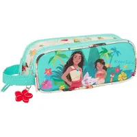 Disney Princess Zweifaches Mehrzweck-Etui Blau Beige 21 x 8 x 6 cm