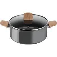 Tefal Renew Induktionstopf 26 cm Grau, kratzfeste Antihaft, Thermo-Signal, alle Herdarten