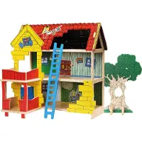 Peppi Pitkätossu Villa Villekulla House 18103 Holzpuppenhaus Kinder One Size