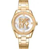DKNY Chambers Midi Gold Stainless Steel DK1L016M0065