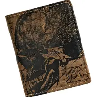 Green Burry GREENBURRY Geldbörse Vintage Wallet RFID Black schwarz