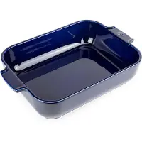 Peugeot Auflaufform Rechteckig Blau 27 cm