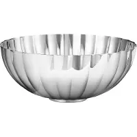 Georg Jensen Dekoschale Bernadotte Rostfreier Edelstahl Medium 17,5 cm
