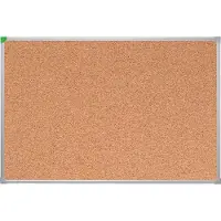 Franken Korktafel U-Act! Linie, Wandmontage im Hoch- & Querformat, Aluminiumrahmen, 600x800 mm