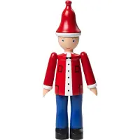 Kay bojesen Holzfigur - Weihnachten Ole 17,5 cm - Rot/Blau/Weiß - - One Size - Dekoration