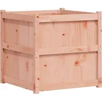 vidaXL Pflanzkübel 70x70x70 cm Massivholz Douglasie,Material