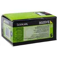 Lexmark 802SYE Projekt-Toner Gelb 2000 Seiten kompatibel zu den Modellen CX310dn / CX310n / CX410de / CX410dte / CX410e / CX510de / CX510dhe / CX510dthe