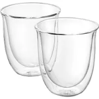 De'Longhi Cappuccino 2er Doppelwandiges Thermoglas