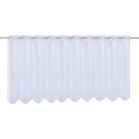 Gerster Scheibengardine "Sabine", (1 St.), HxB: 50x150, mit gestickten Blumendesign