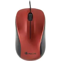 NGS CREW, Beidhändig, Optisch, USB Typ-A, 1200 DPI, Rot