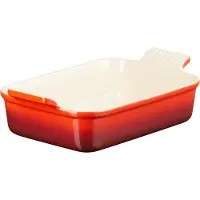 Le Creuset Auflaufform rechteckig 2,4L , 26 cm, rot