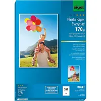 Sigel Inkjet-Fotopapier Everyday, DIN A4, 170g/qm, 100 Blatt