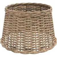 vidaXL Lampenschirm Braun Ø45x28 cm Korbweide