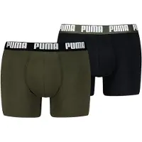Puma Herren Boxershorts Men Everday Basic Boxers 2P 701226387-012 L - Forest Night - L