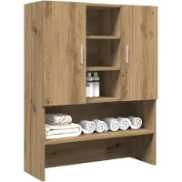 vidaXL Waschmaschinenschrank Artisan-Eiche 70,5x25,5x90 cm