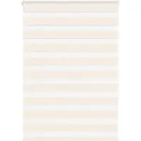 vidaXL Doppelrollo Marmorbeige 105x150cm Stoffbreite 100,9 cm Polyester