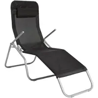 Merxx Gartenliege, Wellnessliege XXL, LxB: 154 x 67 cm - braun