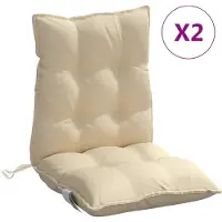 vidaXL Niedriglehner-Auflagen 2 Stk. Oxford-Gewebe