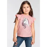 Kidsworld T-Shirt "mit Einhorn-Druck" Kurzarm, basic geschnitten, mit modischem Druck