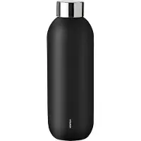 Stelton Keep Cool Vacuum Drinking Bottle, 0,6 l - black