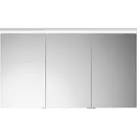 Burgbad Lin20 Spiegelschrank LED-Beleuchtung inklusive LED-Waschtischbeleuchtung, 3 Türen, 1200x700