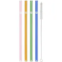 Zwilling - Sorrento Farbige Glasstrohhalme - 4er-Set