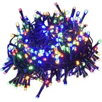 vidaXL LED-Lichterkette mit 400 LEDs Mehrfarbig 13 m PVC