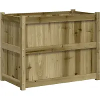 vidaXL Pflanzkübel 90x50x70 cm Kiefernholz