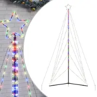 vidaXL LED Weihnachtsbaum 615 LEDs Mehrfarbig 404,5 cm 4016423
