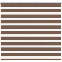 vidaXL Doppelrollo Braun 165x100 cm Stoffbreite 160,9 cm Polyester
