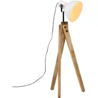 vidaXL Stehleuchte 25 W Weiß 45x45x120 cm E27