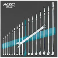 Hazet Ring-Maulschlüssel Satz Einlage 17-teilig - 163-98/17