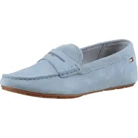 Tommy Hilfiger Damen Hausschuhe Soft Driver Loafer - Blauw - Größe 37