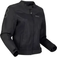 Bering Alias Mesh Damen Motorrad Textiljacke, schwarz, 44
