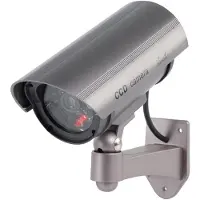 König SAS-DUMMYCAM30, Patrone (Form), Draußen, Grau, Kunststoff, IP44, Wand