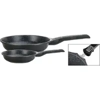 GSW Pfannen-Set "Easy Click", schwarz, Ø:28cm, Pfannen, Pfannen-Set, Induktion