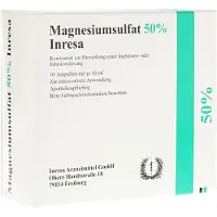 Inresa Arzneimittel GmbH Magnesiumsulfat 50% Inresa Konz.z.H.e.In 10X10 ml