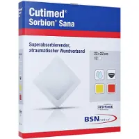 Cutimed Sorbion Sana Wundauflage 22x22 cm 12 St Pflaster