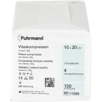 Fuhrmann Vlieskompressen unsteril 10x20 cm 4lagig 100 St Kompressen