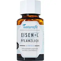 Naturafit Eisen plus C pflanzlich Kapsel 60 St